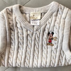 Vintage Disney kids winter vest
